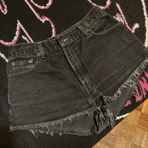 Levi’s Denim Short Shorts.